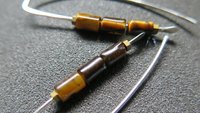 natural tiger eye earrings. modern stone jewelry. handmade brown earrings in sterling silver wire.