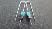 small silver and turquoise earrings. natural turquoise jewelry. one inch earrings. made in Canada