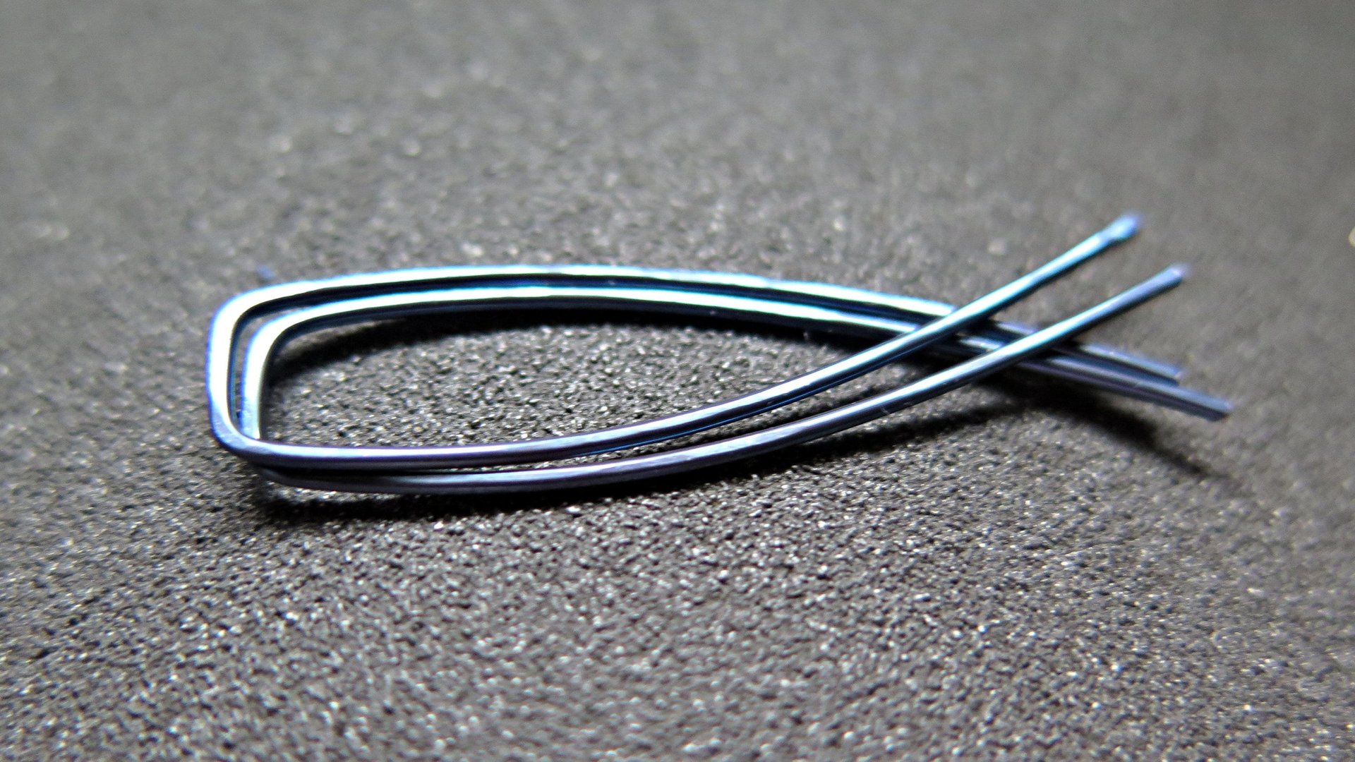 blue niobium earrings. modern hypoallergenic jewelry. nickel free earrings for sensitive ears