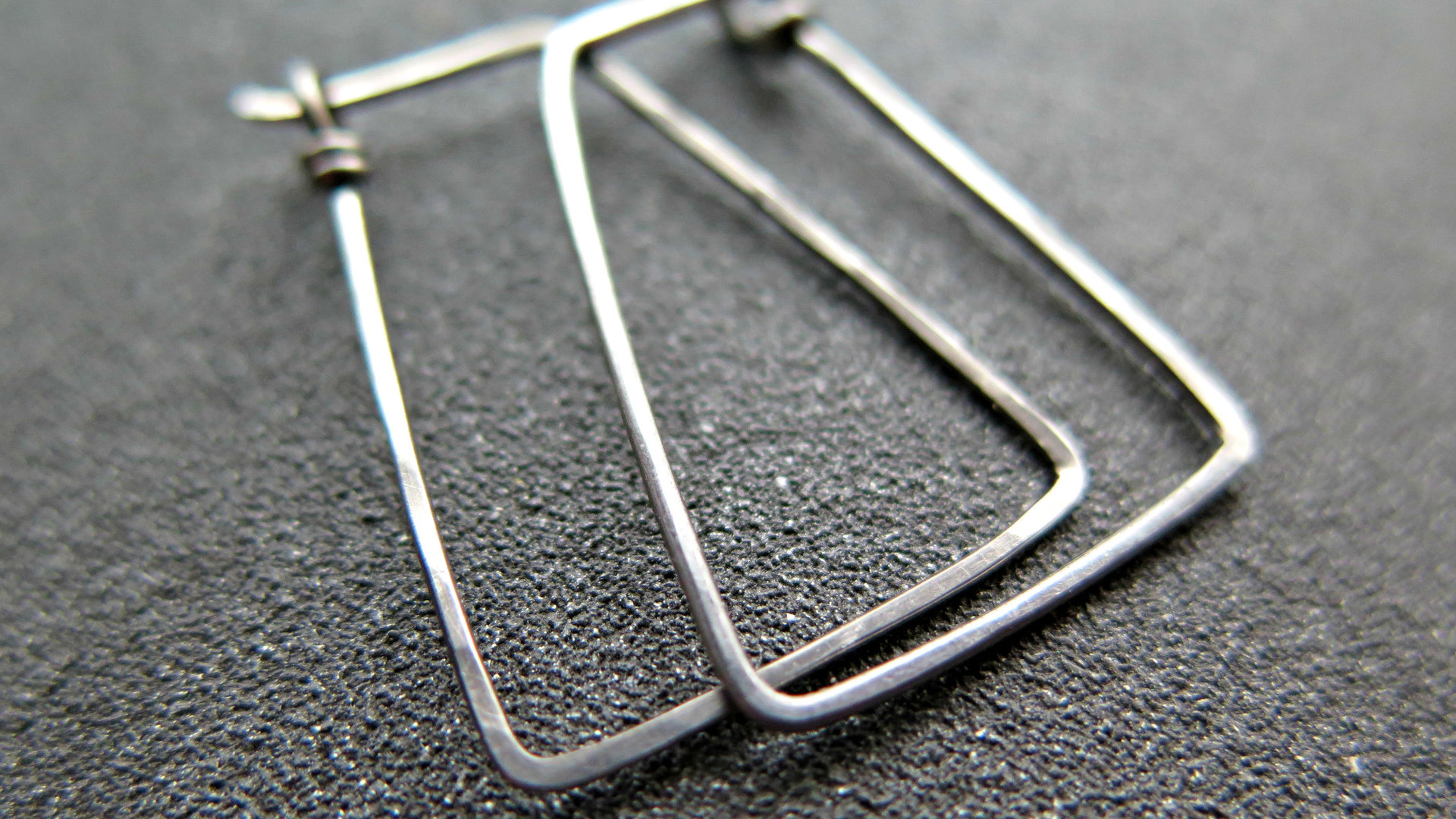 geometric niobium hoop earrings. Pay It Forward jewelry. splurge jewellery. made in Canada
